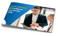 Mock up eBook 7 good reasons for configure price quote (CPQ)